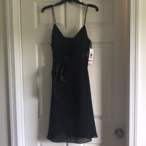 Black spaghetti strap dress